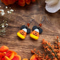 MINI Candy Corn Mouse Earrings