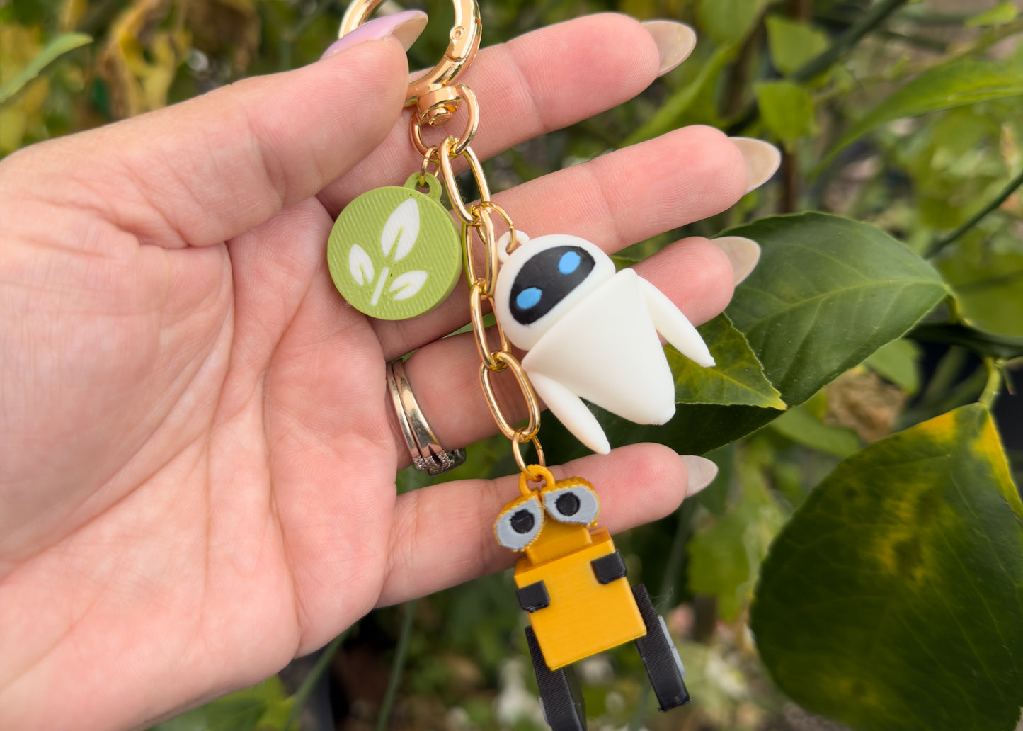 Beep Boop Love Dangle Bag Charm