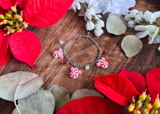 Peppermint Mouse Charm Bracelet