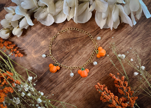 Pumpkin Patch Charm Bracelet