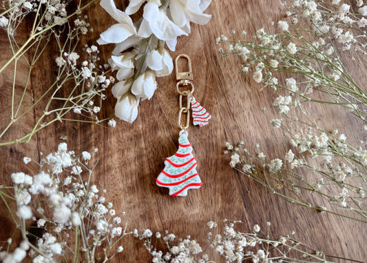 Little Tree Cake Dangle Bag Charm