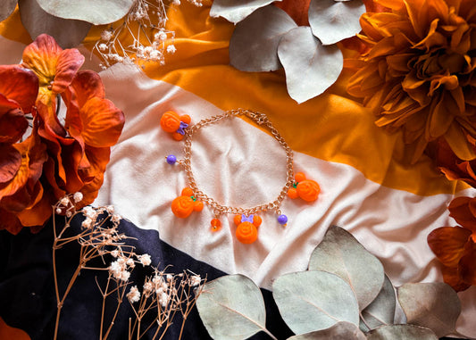 Pumpkin Mouse MIX Charm Bracelet
