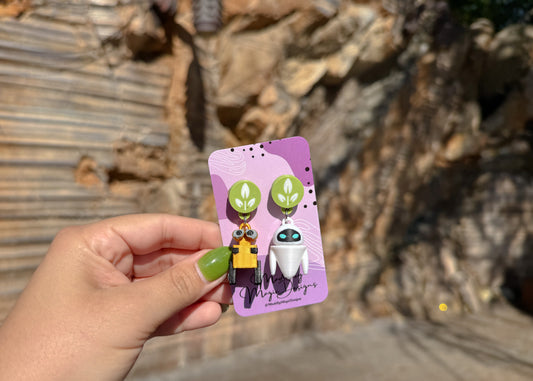 MINI Beep Boop Love Earrings