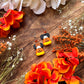 MINI Candy Corn Mouse MIX Earrings