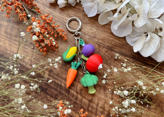 Veggie Dangle Bag Charm