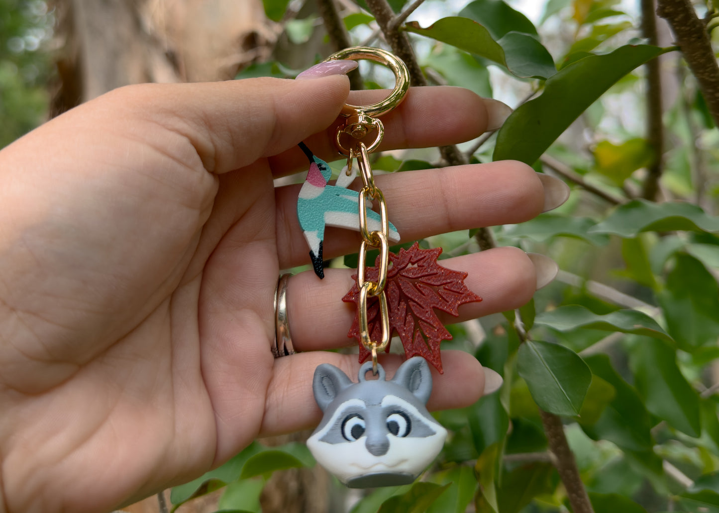 Colors of the Wind Dangle Bag Charm