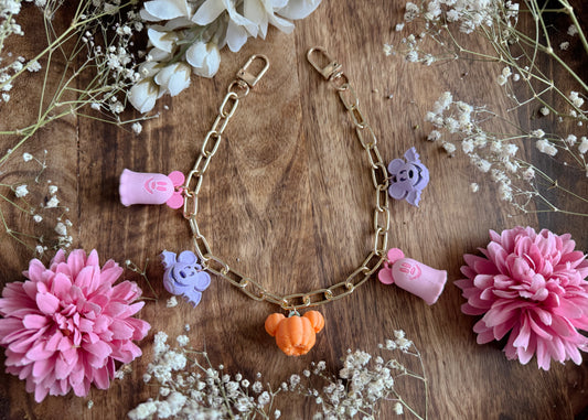 Pastel Boo to You Bag Charm Chain