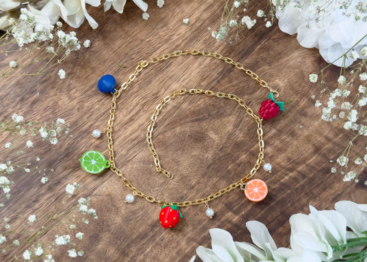 Fruits Charm Necklace