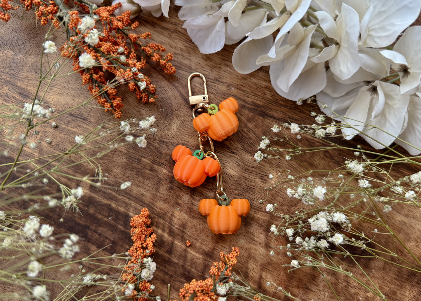 Pumpkin Patch Mouse Dangle Bag Charm