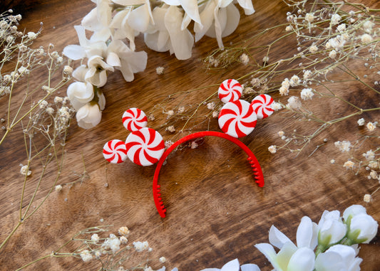 Peppermint Mouse Bag Plush Ears