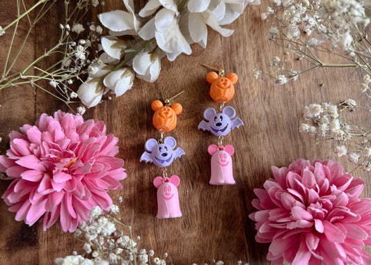 Pastel Boo to You Dangle Earrings