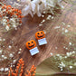 MINI Halloween Town Pumpkin Earrings