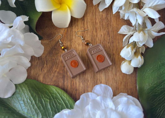 World Trash Can Earrings
