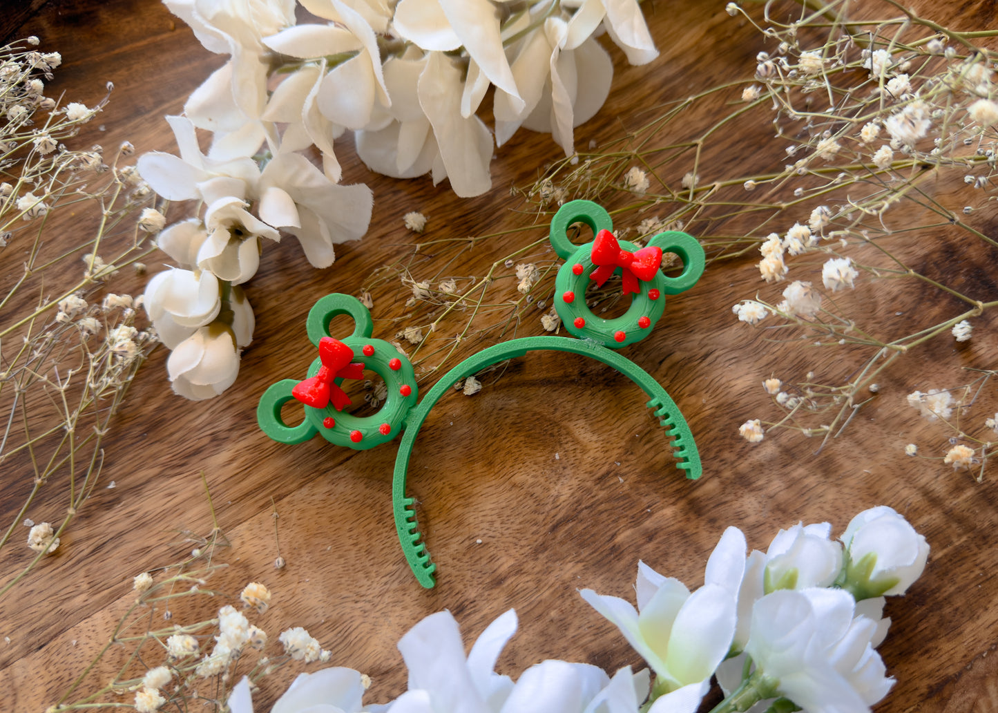 Mouse Wreath Bag Plush Ears