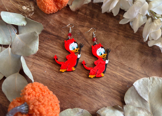 Evil Duck Earrings