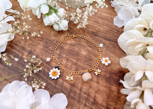 Pooh Bear Charm Bracelet