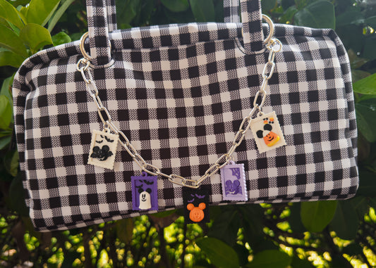 Halloween Stamp Bag Charm Chain