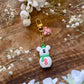 Snow Mouse Dangle Bag Charm