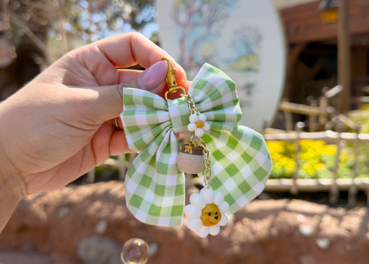 Pooh Bow Bag Charm