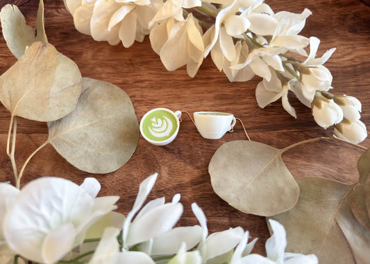 Matcha Latte Earrings