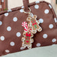 Gingerbread Mouse Dangle Bag Charm