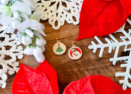 MINI Christmas Tree Cookie MIX Earrings