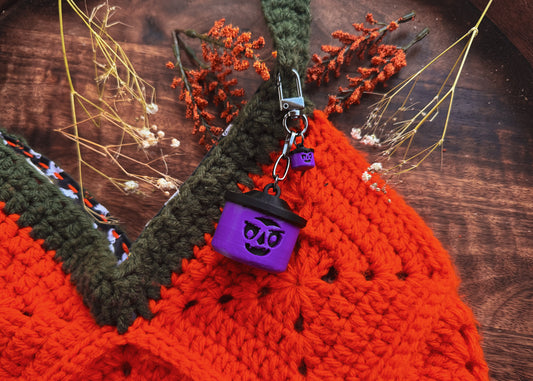 Vampire Bucket Dangle Bag Charm