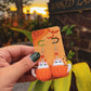 Pumpkin Cat Earrings