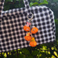 Pumpkin Acre Wood Dangle Bag Charm