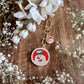 Snowman Cookie Dangle Bag Charm