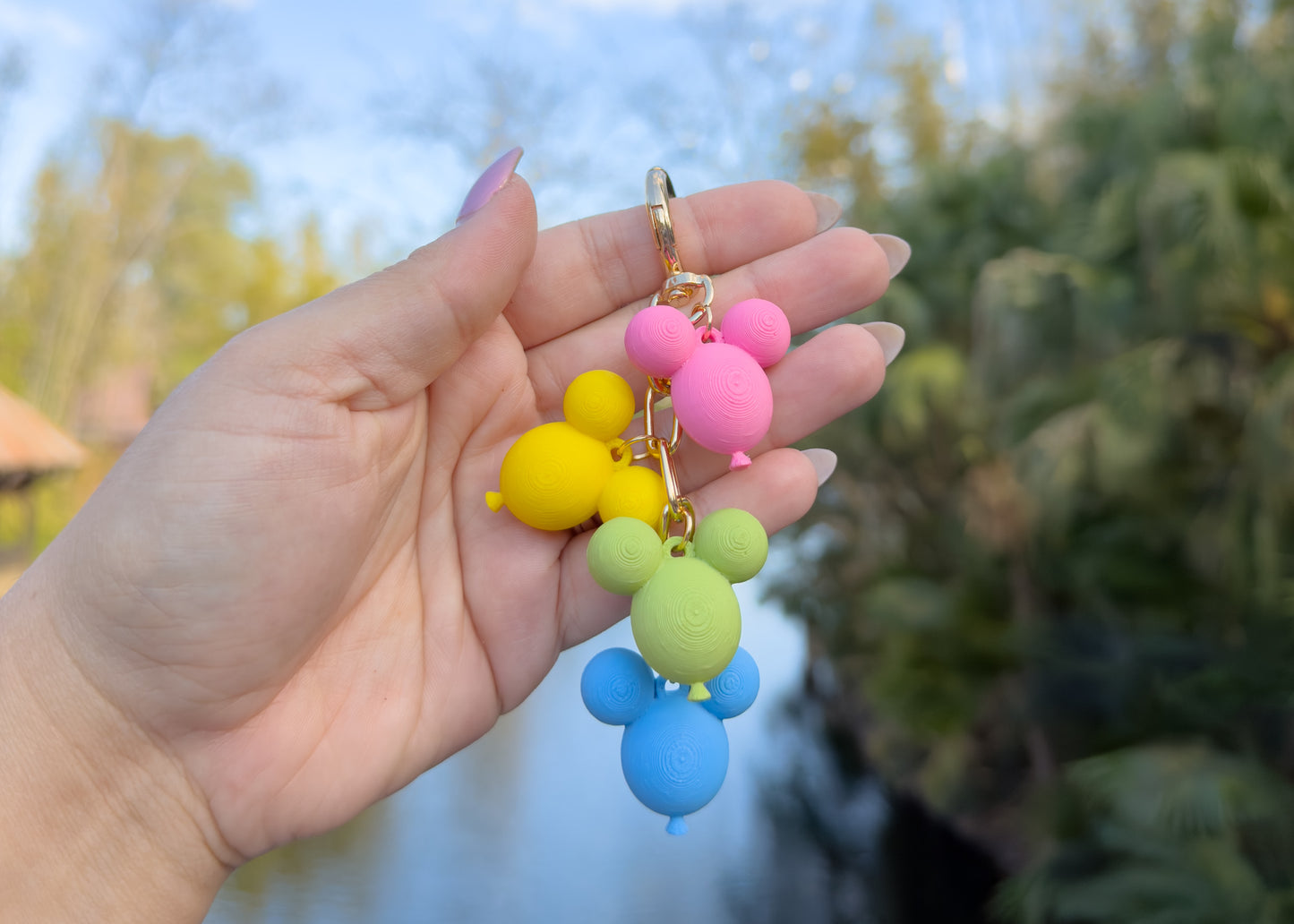 Pastel Balloon Dangle Bag Charm