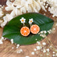 Orange Earrings