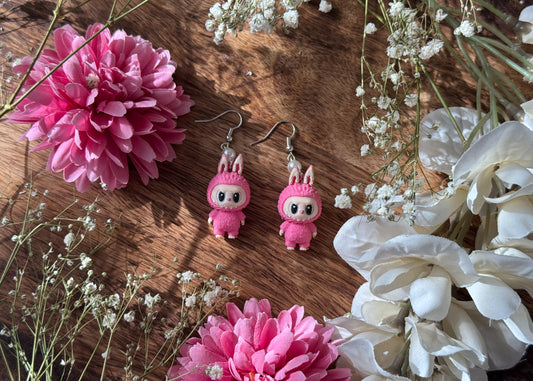 Berry Labu Monster Earrings