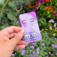 Dusty Blue Labu Monster Earrings