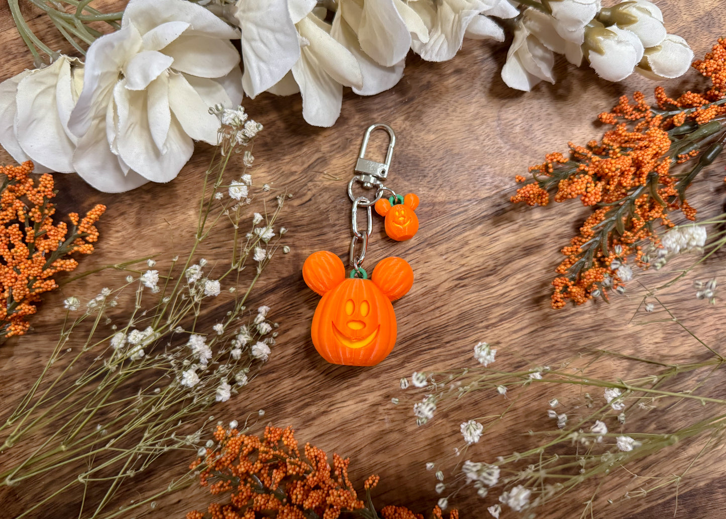 Pumpkin Mouse Dangle Bag Charm