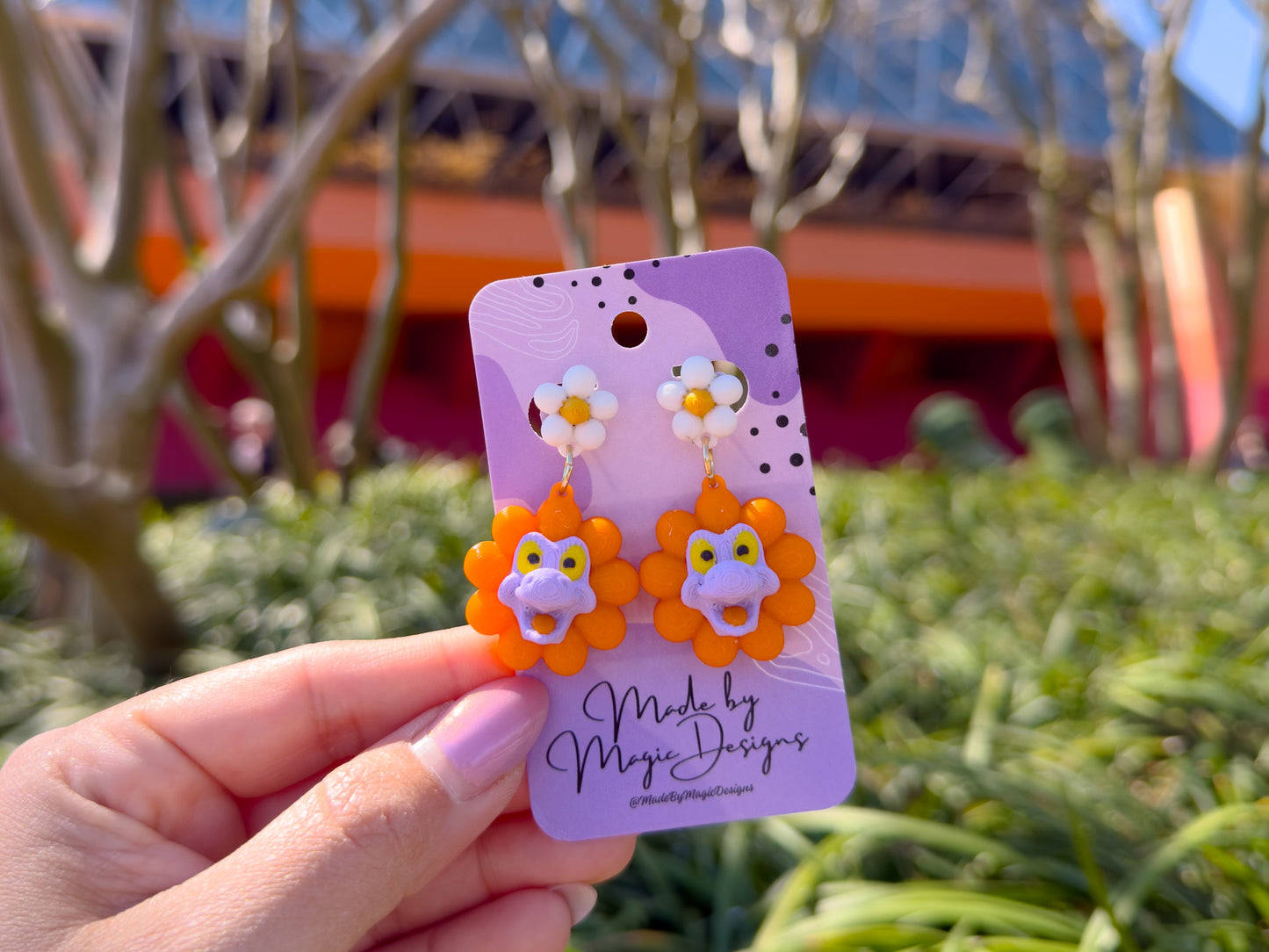 Figgy Flower Earrings