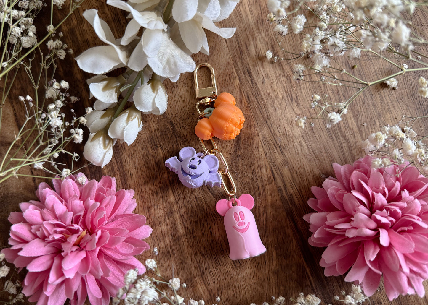Pastel Boo to You Dangle Bag Charm