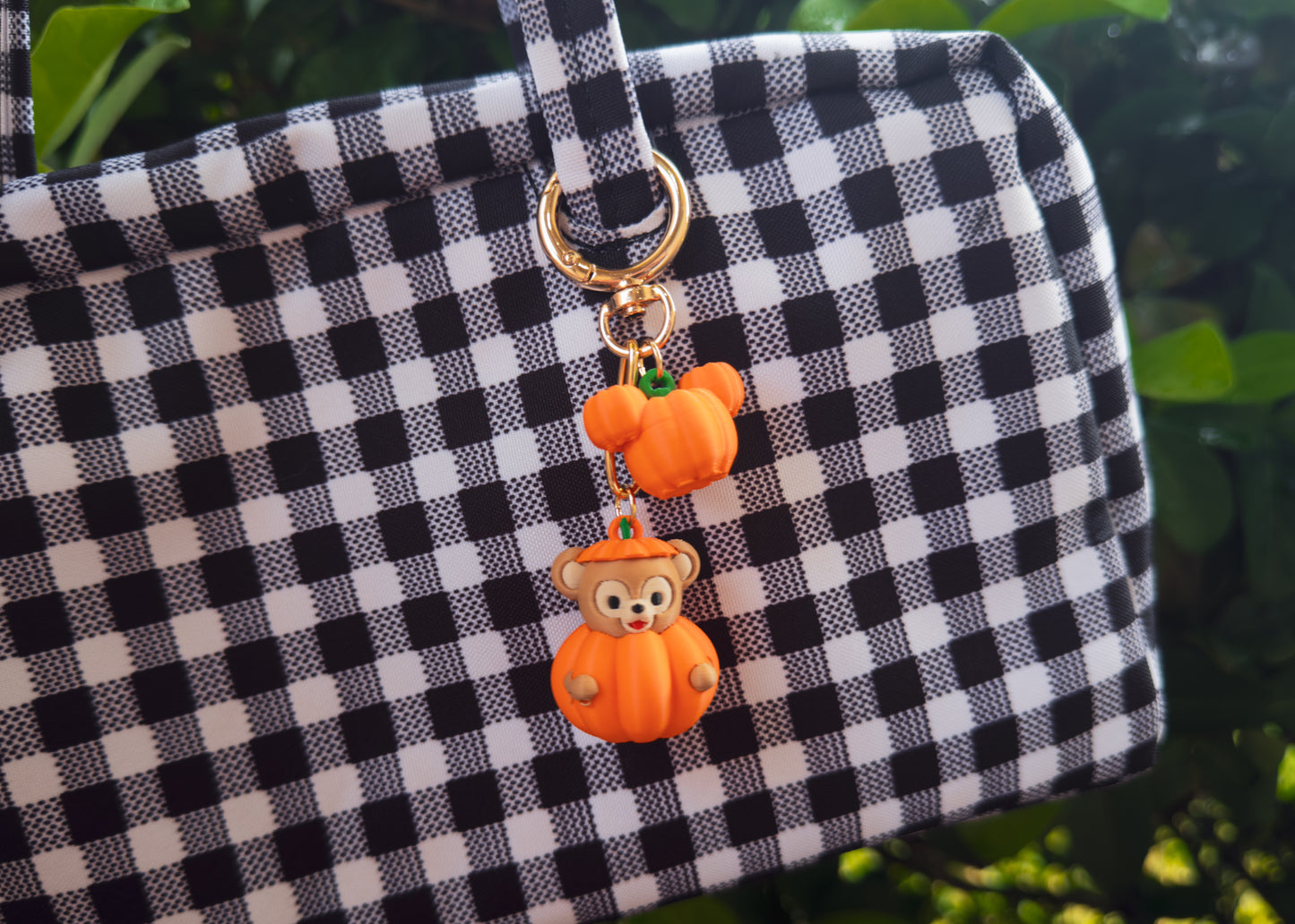 Pumpkin Tokyo Bear Dangle Bag Charm