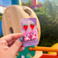 Strawberry Bear Earrings