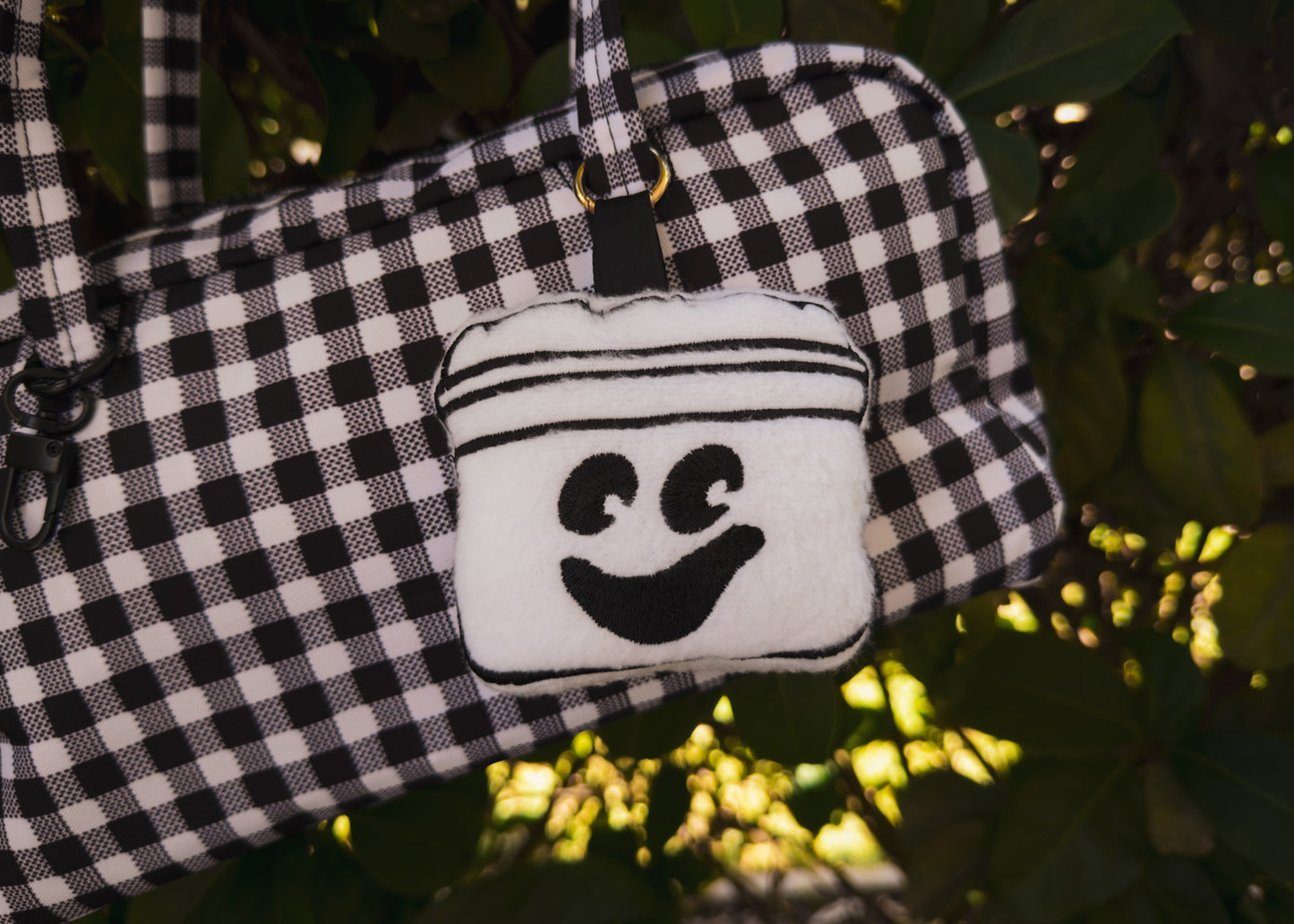 Ghost Bucket Plush Bag Charm