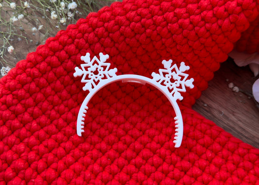 Mouse Snowflake Bag Plush Ears