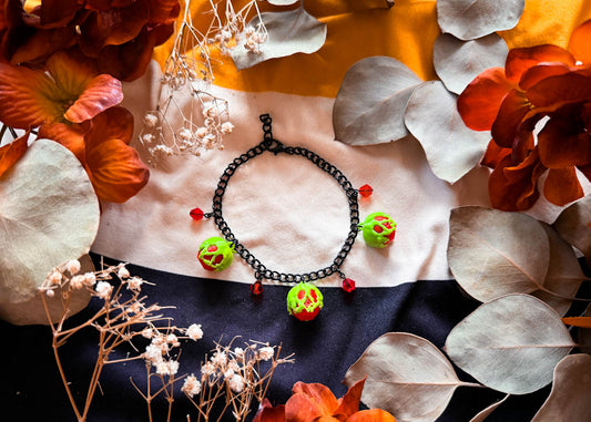 Poison Apple Charm Bracelet