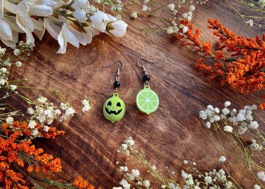 Summerween Lime Earrings