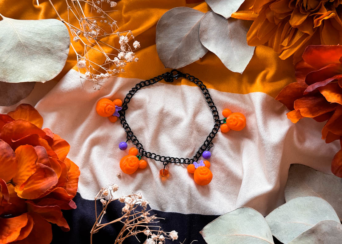 Pumpkin Mouse MIX Charm Bracelet