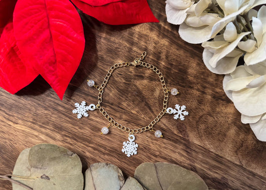 Snowflake Charm Bracelet