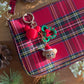 Santa Bear Bag Charm