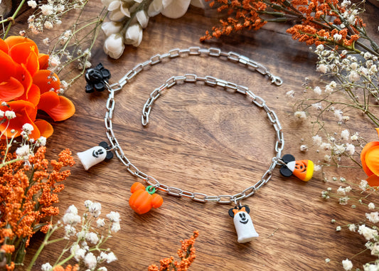 Boo to You Chunky Charm Necklace