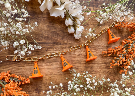 Halloween Cozy Cone Bag Charm Chain