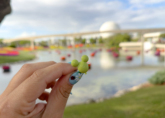 Green Mouse Balloon Ring