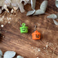 MINI Witch/Pumpkin Bucket Earrings